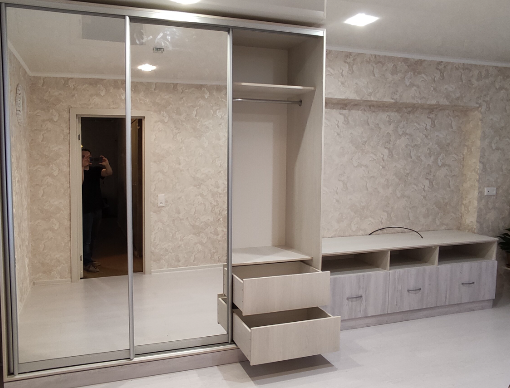 Carpentry studio and designers at work